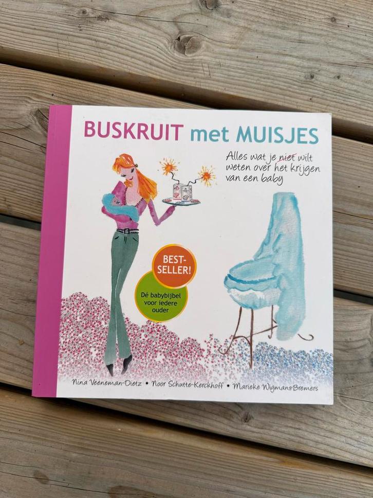 Buskruit met Muisjes - Babyboek, Boeken, Zwangerschap en Opvoeding, Zo goed als nieuw, Zwangerschap en Bevalling, Ophalen