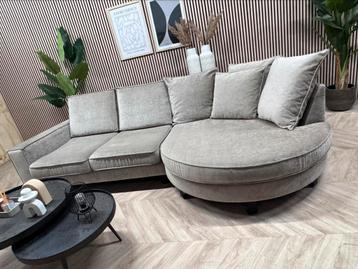 ZGAN Hotel Chique Hoekbank - Zandbeige - 300 x 150 beschikbaar voor biedingen