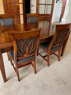 Eetkamer tafel en stoelen, Huis en Inrichting, Ophalen, Gebruikt, 50 tot 100 cm, 150 tot 200 cm