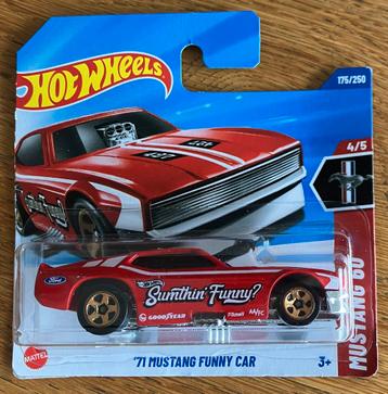 Hot Wheels '71 Mustang Funny Car Hotwheels Ford Mustang 60 beschikbaar voor biedingen