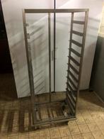 Rvs platenrek, 100 liter of meer, Ophalen of Verzenden, Zo goed als nieuw, Transportkar