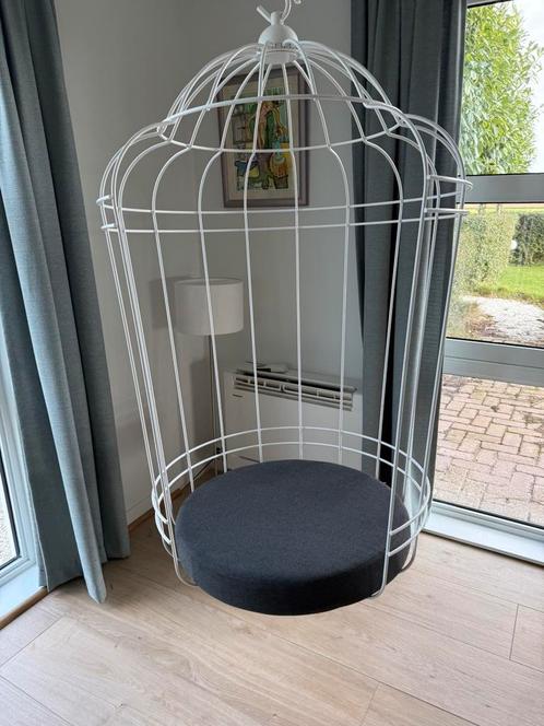 Cagelin Hangstoel incl kussens, Huis en Inrichting, Stoelen, Zo goed als nieuw, Eén, Ophalen
