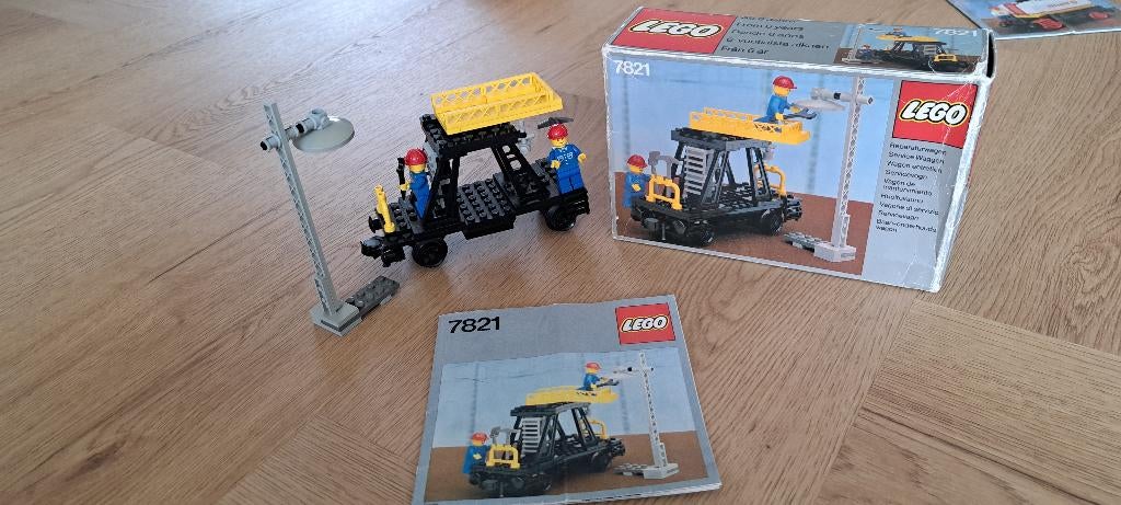 LEGO 7821  Baanonderhoudswagon compleet, Ophalen of Verzenden, Gebruikt, Complete set, Lego
