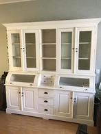Witte buffetkast en een witte hoekkast, Huis en Inrichting, Kasten | Vitrinekasten, Gebruikt, Met deur(en), 150 tot 200 cm, Ophalen of Verzenden