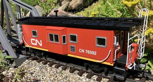 USA Trains Caboose Canadian National voor LGB, Hobby en Vrije tijd, Modeltreinen | Overige schalen, Zo goed als nieuw, Wagon, Gelijkstroom