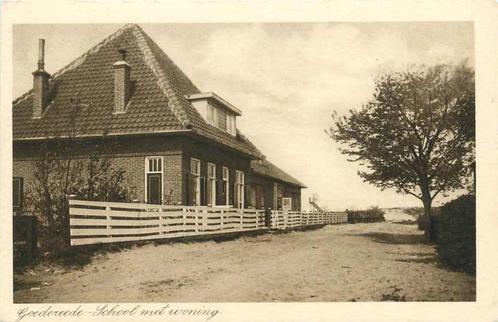 (377-402-015) Goedereede School met Woning, Verzamelen, Ansichtkaarten | Nederland, Zuid-Holland, Verzenden