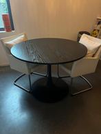 Ronde zwarte tafel (kwantum), Ophalen, Gebruikt, 50 tot 100 cm, 100 tot 150 cm