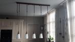 Hanglamp, Huis en Inrichting, Lampen | Hanglampen, Ophalen, Gebruikt, Landelijk, Glas