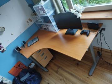 hoekburo ikea galant - afbeelding 3