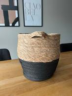 Mooie grote rieten mand, Huis en Inrichting, Woonaccessoires | Schalen en Manden, Ophalen, Gebruikt, Mand, Rond