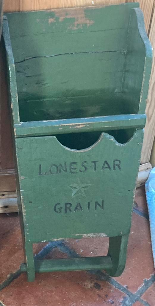 Lonestar Grain Graan Meel Schep Graanschep Meelschep, Antiek en Kunst, Curiosa en Brocante, Verzenden