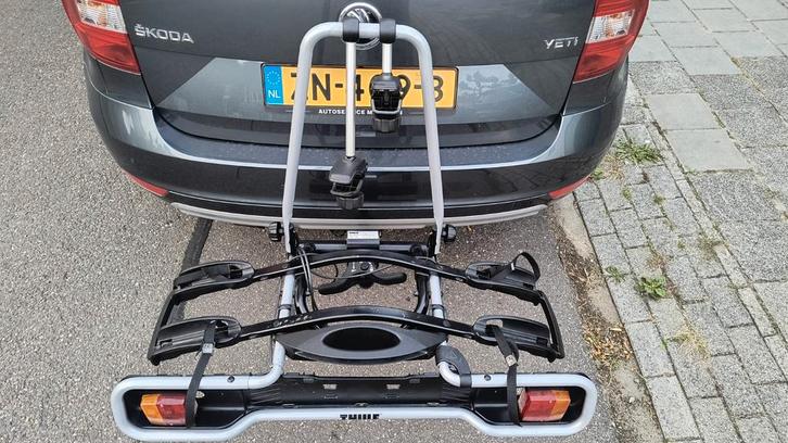 Thule fietsdrager EuroRide 941, Auto diversen, Fietsendragers, Gebruikt, Trekhaakdrager, Ophalen