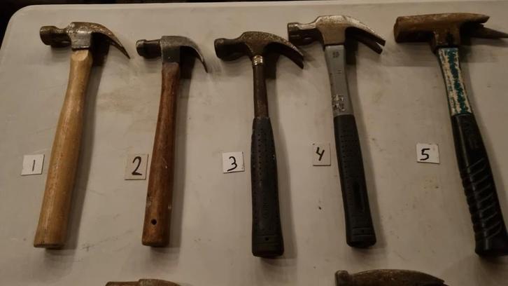 Partij Hamers - Diverse Soorten, Doe-het-zelf en Verbouw, Gereedschap | Handgereedschap, Gebruikt, Ophalen