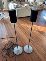Loewe Klang 1 Black speakers met originele vloerstandaards, 70 watt of meer, Zo goed als nieuw, Overige spelers, Ophalen
