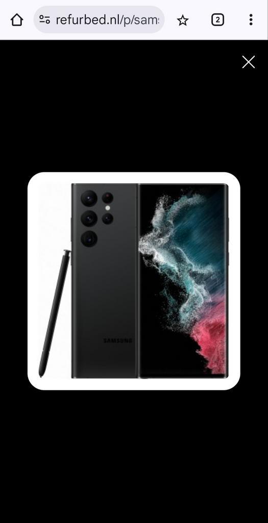 Samsung Galaxy S22 Ultra 128GB, Telecommunicatie, Mobiele telefoons | Samsung, Gebruikt, Galaxy S22, 128 GB, Touchscreen, Android OS