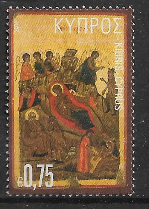 141-25 Cyprus 2014 / Kerstmis - Christmas, Postzegels en Munten, Postzegels | Europa | Overig, Gestempeld, Overige landen, Verzenden