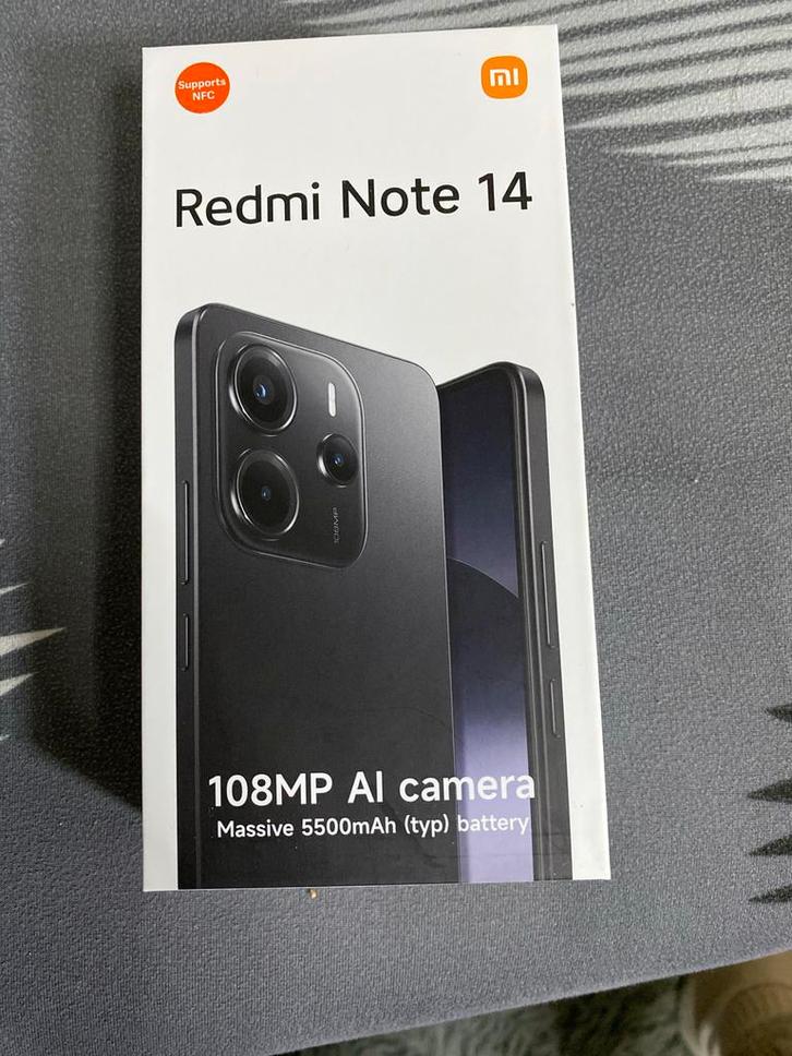 Xiaomi Redmi NOTE14 ocean blue  8GBram  256GB, Telecommunicatie, Mobiele telefoons | Overige merken, Nieuw, Zonder abonnement