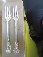 Antieke Zilveren Vorken - Set van 2, Antiek en Kunst, Antiek | Goud en Zilver, Ophalen of Verzenden, Zilver