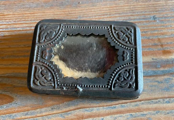Vintage Tinnen Doosje, Antiek en Kunst, Curiosa en Brocante, Ophalen of Verzenden