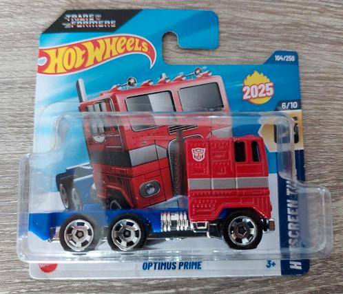 Hot Wheels Optimus Prime, Hobby en Vrije tijd, Modelauto's | Overige schalen, Nieuw, Bus of Vrachtwagen, Ophalen of Verzenden