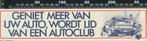 Sticker: Ford - Geniet meer van uw auto wordt lid van een au, Verzenden, Zo goed als nieuw, Auto of Motor