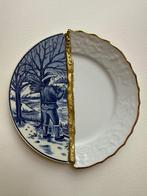 Porselein kintsugi wandbord, Antiek en Kunst, Ophalen of Verzenden