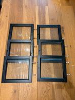 Zes x Oxberg vitrinedeur (klein) voor Billy kast, Ophalen, Minder dan 50 cm, Gebruikt, Glas