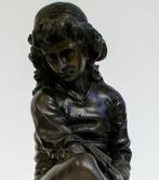 Jonge peinzende matroos. Brons van E.J. Boverie, Antiek en Kunst, Verzenden