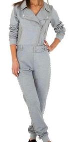 z.g.a.n.! Prachtige stoere Jumpsuit EMMA & ASHLEY mt L, Ophalen of Verzenden, Zo goed als nieuw, Grijs