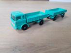 Matchbox lesney mercedes LP 1632 met aanhanger, Ophalen of Verzenden, Gebruikt, Bus of Vrachtwagen