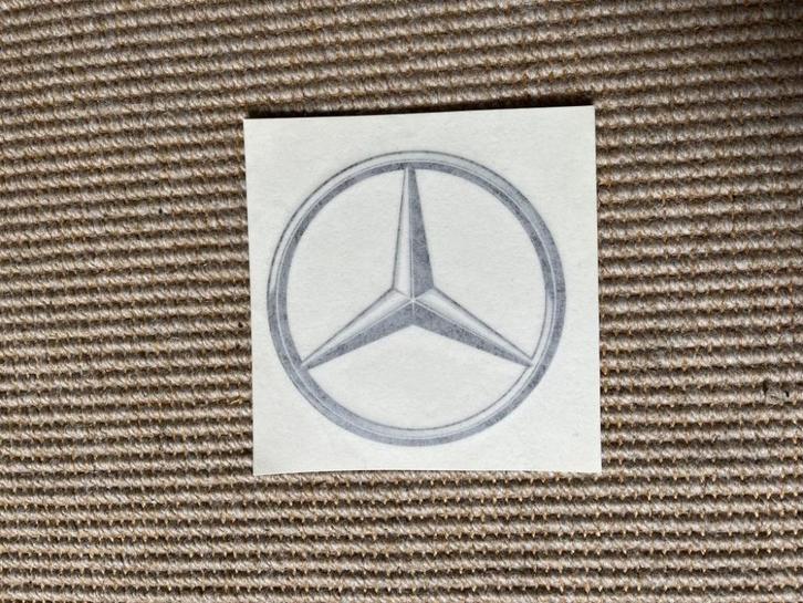Mercedes-Benz ster stickers 10 stuks - groot, Verzamelen, Automerken, Motoren en Formule 1, Gebruikt, Auto's, Ophalen of Verzenden