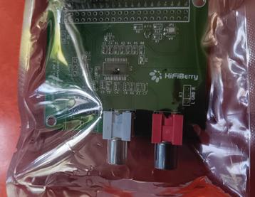 de hifiberry dac+ voor de raspberry pi, ouder model beschikbaar voor biedingen