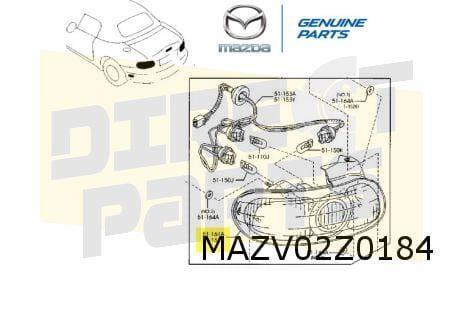 Mazda MX-5 (-3/05) achterlicht Rechts Origineel!  N06651170, Auto-onderdelen, Verlichting, Mazda, Nieuw, Verzenden