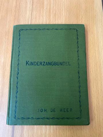 Kinderzangbundel Joh. de Heer (1907) beschikbaar voor biedingen
