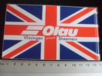 sticker vlissingen sheerness Olau logo veerboot ferry, Verzenden, Zo goed als nieuw, Bedrijf of Vereniging