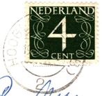973546	Woensdrecht	Camping	Uit en Thuis	Gelopen met postzege, Gelopen, Ophalen of Verzenden, Noord-Brabant