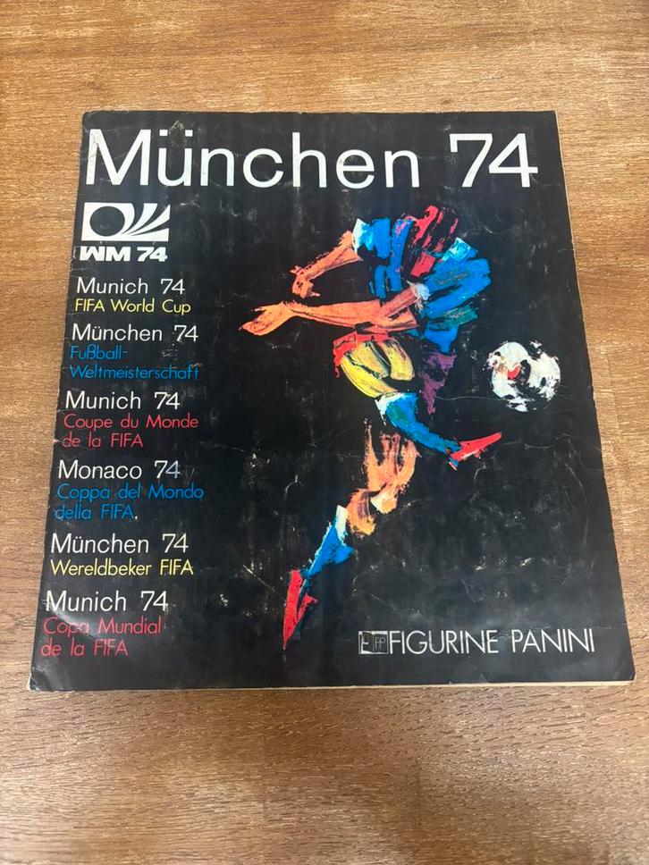 Panini WK 1974 Album Compleet, Verzamelen, Sportartikelen en Voetbal, Gebruikt, Poster, Plaatje of Sticker, Overige sporten, Ophalen of Verzenden