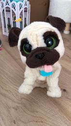 Furreal friends hond pug, Kinderen en Baby's, Speelgoed | Knuffels en Pluche, Ophalen of Verzenden, Zo goed als nieuw, Hond
