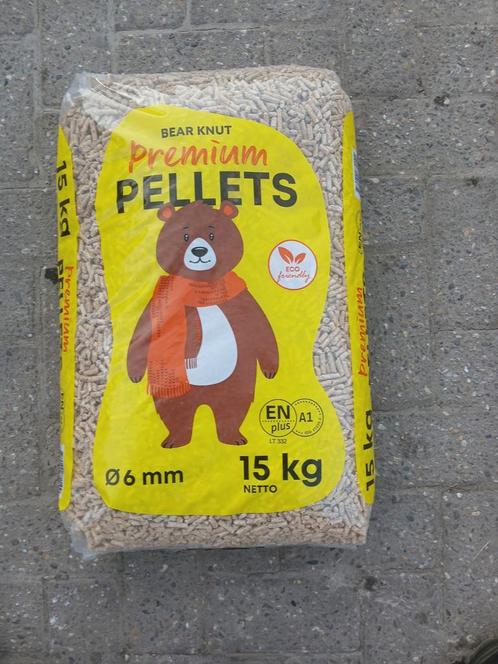 Hout pellets, pelletkorrels, pelletkachel, Tuin en Terras, Haardhout, Blokken, Overige houtsoorten, Minder dan 3 m³, Ophalen of Verzenden