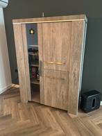 Lamulux Toogkast met Vitrine en Licht, Ophalen, 50 tot 75 cm, 150 tot 200 cm, Modern