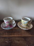 2 Illy Collection World Cups 1998 Robert Rauschenberg, Ophalen of Verzenden, Zo goed als nieuw, Porselein