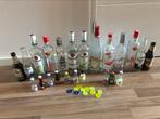 Verschillende drankflessen en shotjes en muntjes, Verzamelen, Ophalen