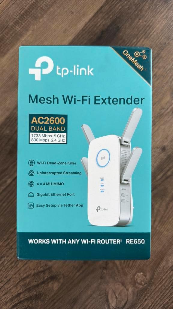 TP-Link Mesh Wifi Extender Nieuw, Computers en Software, Netwerk switches, Nieuw, Ophalen of Verzenden