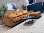 ZGAN Velvet Velours Hoekbank - Gold/Cognac - 310 x 200, Huis en Inrichting, Banken | Bankstellen, Ophalen, -, -, Hoekbank