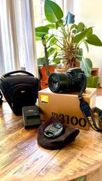 Nikon D3100 met 18/105 mm lens en cameratas, Ophalen, Zo goed als nieuw, Spiegelreflex, Nikon