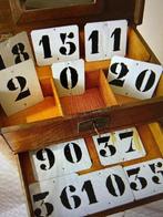 Huisnummers, Vintage '60-70&80 metaal met coating., Ophalen of Verzenden