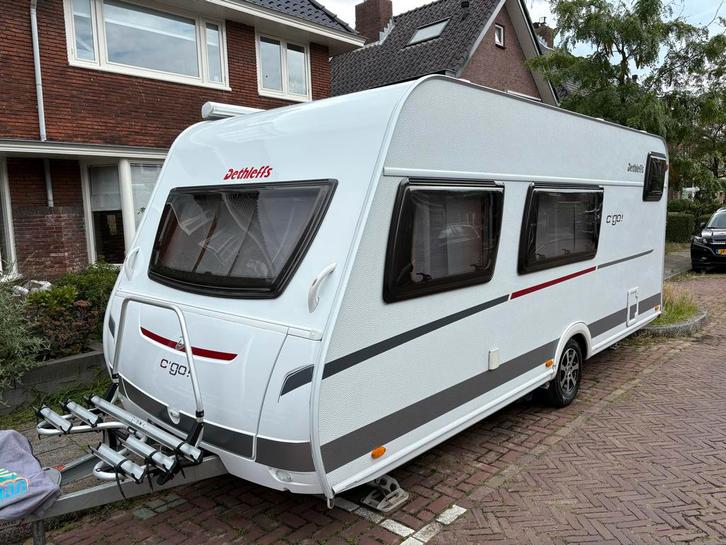 Dethleffs C'Go 495 QSK Caravan met luifel, mover en airco, Caravans en Kamperen, Caravans, Particulier, tot en met 5, 1000 - 1250 kg
