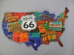 Decoratieve Kaart van Amerika - Route 66, Ophalen, Zo goed als nieuw
