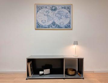 USM Haller Lowboard 2x1 elements in medium grey beschikbaar voor biedingen