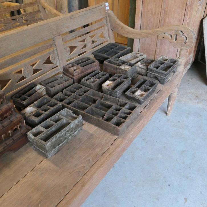 Betelnoot Sirih Betelnut bakjes DZ1 hout kunst Indonesie, Antiek en Kunst, Kunst | Niet-Westerse kunst, Ophalen of Verzenden